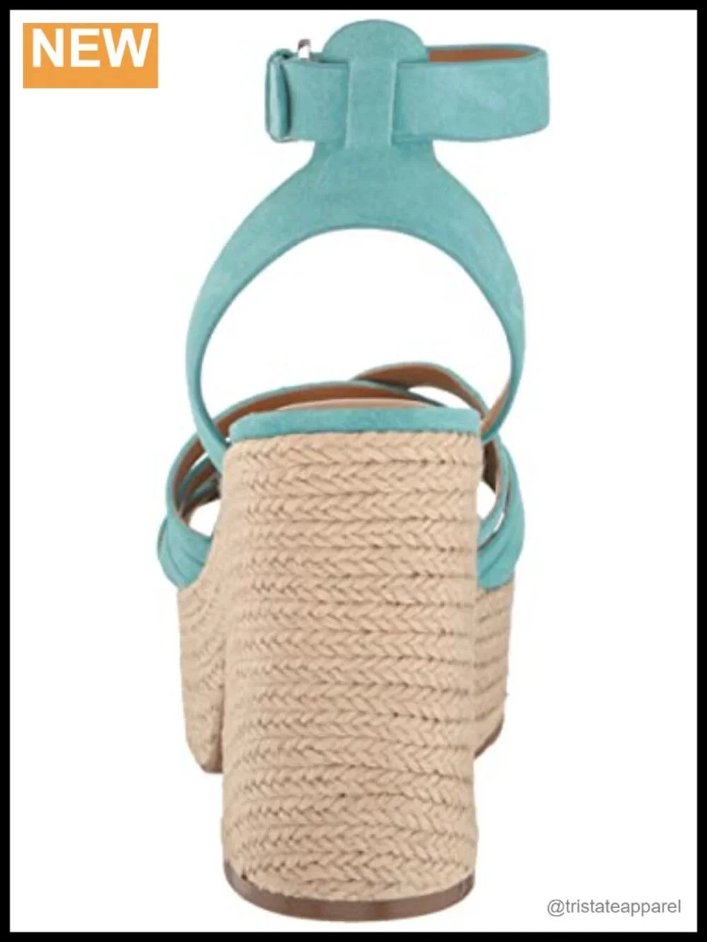 Woven Heel Espadrille Wedge Dress Sandal Almond Toe Ankle Strap